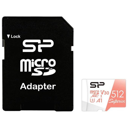 SP MicroSDXC 512GB Clase 10 V30 A1