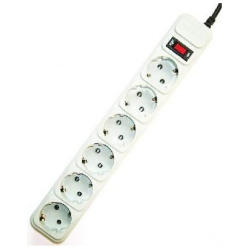 REGLETA GEMBIRD 6 ENCHUFES, PROTECTOR CONTRA SOBRETENSIONES, 10 PIES-SX3 REGLETA GEMBIRD 6 ENCHUFES, PROTECTOR CONTRA SOBRETENSIONES, 10 PIES