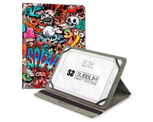 SUBBLIM Funda Tablet Universal TRENDY CASE GRAFFITI 10.1" (Espera 4 dias)