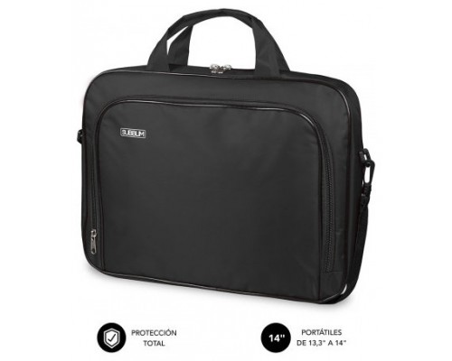 MALETIN OXFORD 13.3""-14"" NEGRO SUBBLIM (Espera 4 dias)