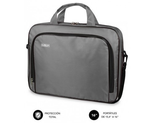 SUBBLIM Maletín Ordenador Oxford Laptop Bag 15,4-16" Grey (Espera 4 dias)