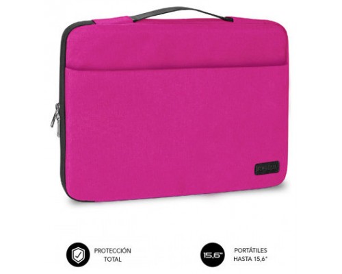 FUNDA PORTATIL SUBBLIM ELEGANT LAPTOP SLEEVE 15,6" PINK