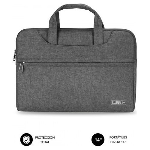 SUBBLIM Funda Ordenador Business Laptop Sleeve 13,3-14" Grey (Espera 4 dias)
