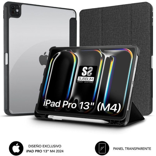 FUNDA TABLET SUBBLIM CLEAR SHOCK CASE IPAD PRO 12,9 2024