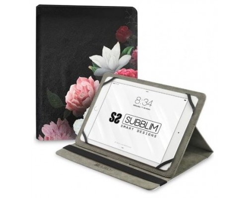FUNDA TABLET SUBBLIM TRENDY CASE ROSAS 11"