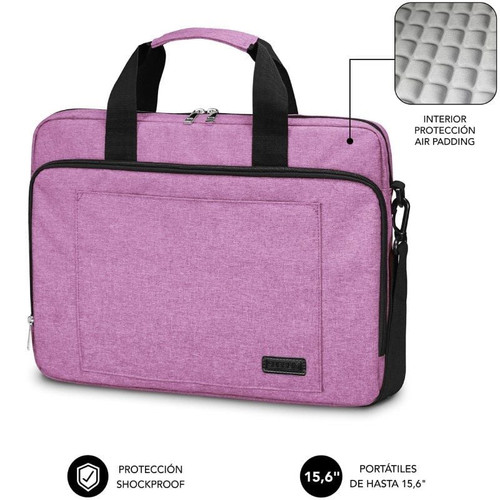 SUBBLIM Maletín Ordenador Air Padding Laptop bag 15,6" Rosa (Espera 4 dias)-SX5 SUBBLIM Maletín Ordenador Air Padding Laptop bag 15,6" Rosa (Espera 4 dias)