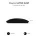 SUBBLIM Rat&oacute;n &Oacute;ptico Inal&aacute;mbrico 2.4G y Bluetooth Dual Flat Mouse Recargable Negro (Espera 4 dias)