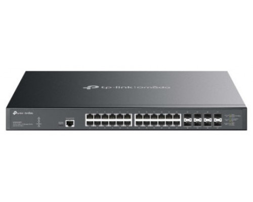 TP-Link Omada SX3832MPP switch Gestionado L2+ 10G Ethernet (100/1000/10000) Energía sobre Ethernet (PoE) DIN rail Negro (Espera 4 dias)