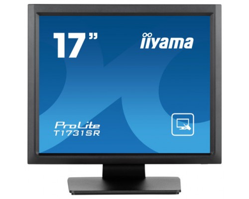 iiyama ProLite T1731SR-B1S pantalla para PC 43,2 cm (17") 1280 x 1024 Pixeles SXGA LCD Pantalla táctil Negro (Espera 4 dias)