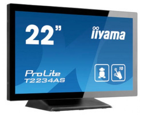 PANEL-PC IIYAMA 22" PROLITE T2234AS-B1, TACTIL, 1920 x 1080, HDMI, TECN. PCAP DE 10 PUNTOS, ANDROID (Espera 4 dias)