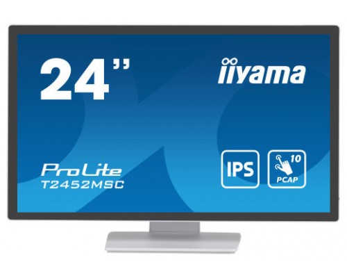 iiyama ProLite pantalla para PC 60,5 cm (23.8") 1920 x 1080 Pixeles Full HD LCD Pantalla táctil Multi-usuario Blanco (Espera 4 dias)
