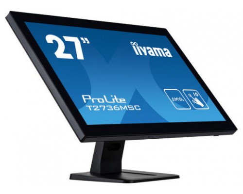 iiyama ProLite T2752MSC-B1 pantalla para PC 68,6 cm (27") 1920 x 1080 Pixeles Full HD LED Pantalla táctil Negro (Espera 4 dias)