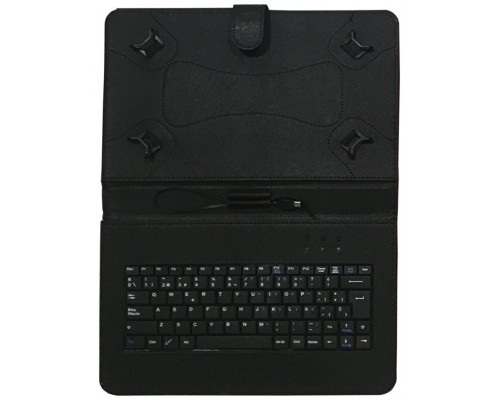 Talius Funda para TABLET 10.1 con Teclado Tipe-C y micro USB CV-3006 black