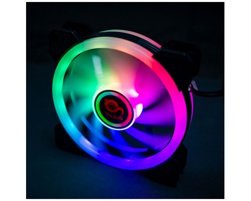 Talius ventilador caja RGB Iris/Cronos Spectrum 16Led 12cm Negro Retail