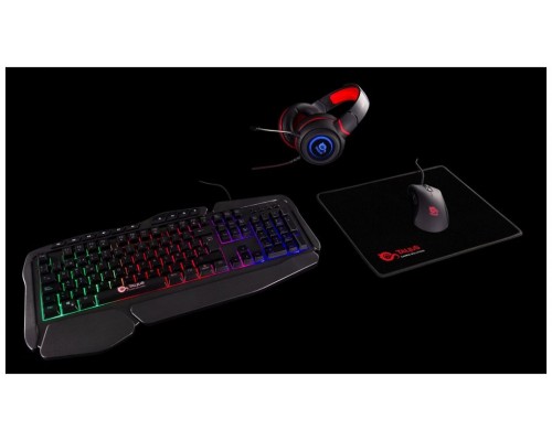 Talius gaming kit V.2(teclado + raton + auriculares + alfombrilla) black