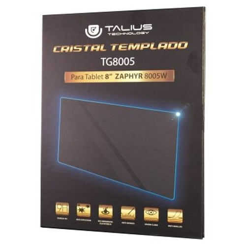 Protector cristal templadoTG8005 8" para Zaphyr-SX3 Protector cristal templadoTG8005 8" para Zaphyr