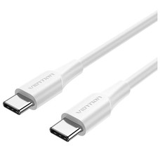 CABLE USB-C A USB-C 2.0 60W 0.5 M BLANCO VENTION (Espera 4 dias)-SX3 CABLE USB-C A USB-C 2.0 60W 0.5 M BLANCO VENTION (Espera 4 dias)