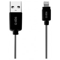 CABLE DATOS USB SBS USB 2.0 A LIGHTNING 1M