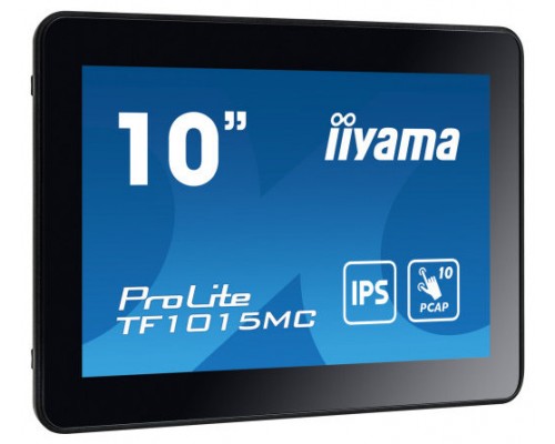MONITOR IIYAMA 10,1" PCAP BEZEL FREE 10P TOUCH, 1280X800, IPS PANEL, DP,HDMI,VGA, 425CD/M (WITH TOUCH), USB INTERFACE,MULTITOUCH,OPEN FRAME,IP65 FRONT(TF1015MC-B3) (Espera 4 dias)