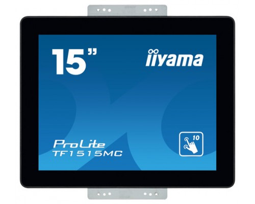 iiyama ProLite TF1515MC-B2 monitor pantalla táctil 38,1 cm (15") 1024 x 768 Pixeles Negro Multi-touch (Espera 4 dias)