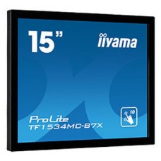 iiyama ProLite TF1534MC-B7X monitor pantalla táctil 38,1 cm (15") 1024 x 768 Pixeles Multi-touch Multi-usuario Negro (Espera 4 dias)