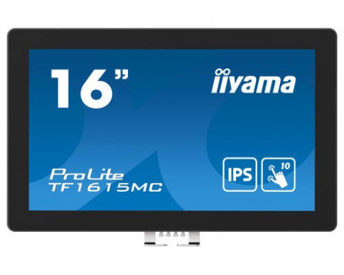 iiyama ProLite TF1615MC-B1 pantalla para PC 39,6 cm (15.6") 1920 x 1080 Pixeles Full HD Pantalla táctil Negro (Espera 4 dias)