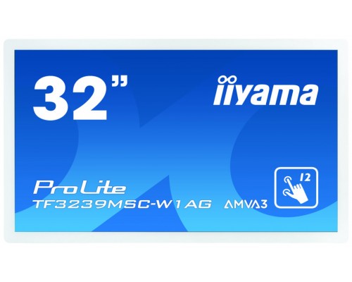 iiyama ProLite TF3239MSC-W1AG monitor pantalla táctil 80 cm (31.5") 1920 x 1080 Pixeles Multi-touch Multi-usuario Blanco (Espera 4 dias)