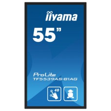 MONITOR IIYAMA 55"  TACTIL / ANDROID 11 / 500CD / RAM 4GB / ROM 32GB / 8MS / USO 24/7 / MODO KIOSCO / IP65 FRONTAL / HDMIX2 / DP X1 / RJ45 / MM / HORIZONTAL-VERTICAL-CARA ARRIBA/  VESA 400X400  (TF5539AS-B1AG) (Espera 4 dias)