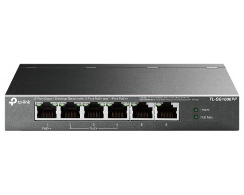 SWITCH NO GESTIONABLE TP-LINK SG1006PP 6P 10/100/1000