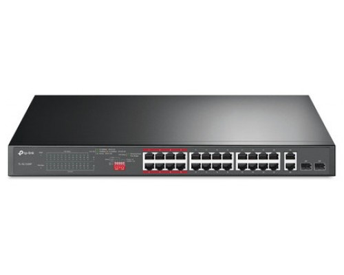 SWITCH TP-LINK TL-SL1226P POE+ 802.3AT/AF 1U· (Espera 4 dias)