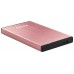 TooQ TQE-2527P caja para disco duro externo Caja de disco duro (HDD) Negro, Rosa 2.5" (Espera 4 dias)