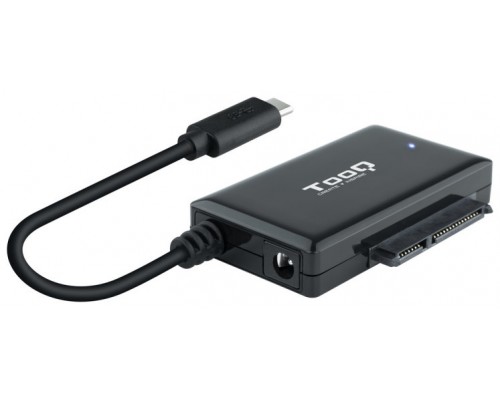 Tooq - Adaptador USB 3.0 USB-C a SATA para discos
