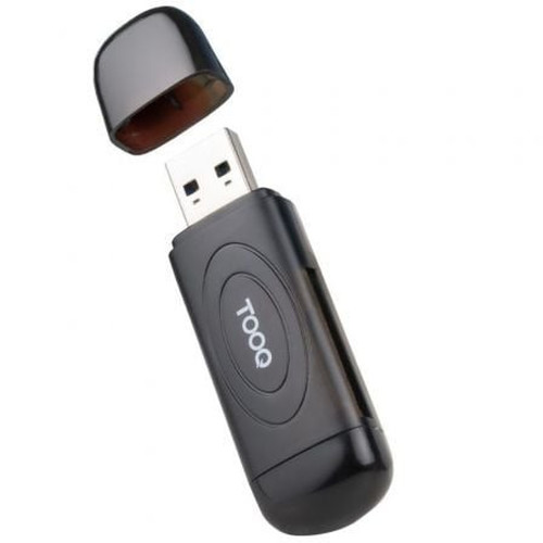 Tooq TQR-3002B Lector tarjetas USB3.0 SD/TF Negro-SX1 Tooq TQR-3002B Lector tarjetas USB3.0 SD/TF Negro