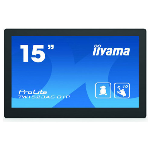 (ULTS.UDS.) PANEL PC IIYAMA 15.6" TACTIL 10P / ANDROID 8.1 / 1920X1080 / 385CD/ 1000:1/ POE / WIFI / MM / BT 4.0 / MICRO-SD SLOT (TW1523AC-B1P) (Espera 4 dias)