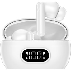 AURICULARES BLUETOOTH DENVER INALAMBRICOS CON ENC (4 MICROFONOS) BLANCO-SX3 AURICULARES BLUETOOTH DENVER INALAMBRICOS CON ENC (4 MICROFONOS) BLANCO