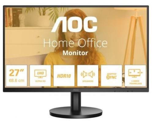 MONITOR AOC 4K U27B3A MM (Espera 4 dias)-SX53 MONITOR AOC 4K U27B3A MM (Espera 4 dias)