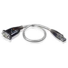 Aten UC232A1-AT adaptador de cable USB RS-232 Negro, Metálico (Espera 4 dias)