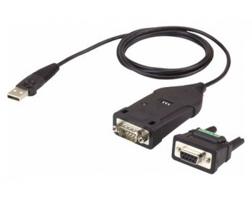 Aten UC485 adaptador de cable USB A DB-9 Negro (Espera 4 dias)