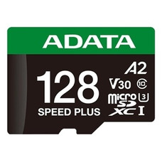 ADATA Speed Plus microSDXC UHS-I 128GB U3 V30 A2-SX14 ADATA Speed Plus microSDXC UHS-I 128GB U3 V30 A2