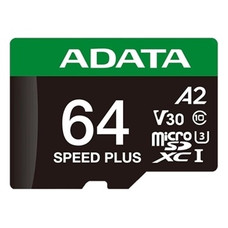 ADATA Speed Plus microSDXC UHS-I 64GB U3 V30 A2-SX8 ADATA Speed Plus microSDXC UHS-I 64GB U3 V30 A2