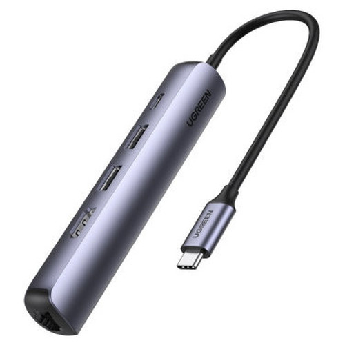 Ugreen 10919 base para portátil y replicador de puertos Alámbrico USB 3.2 Gen 1 (3.1 Gen 1) Type-C Gris (Espera 4 dias)-SX6 Ugreen 10919 base para portátil y replicador de puertos Alámbrico USB 3.2 Gen 1 (3.1 Gen 1) Type-C Gris (Espera 4 dias)