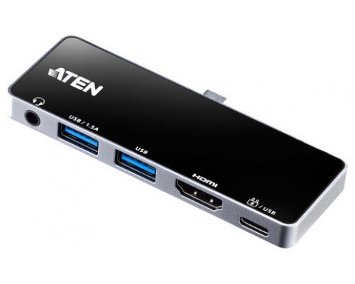 ATEN Docking station de viaje USB-C con pasarela de alimentación (Espera 4 dias)