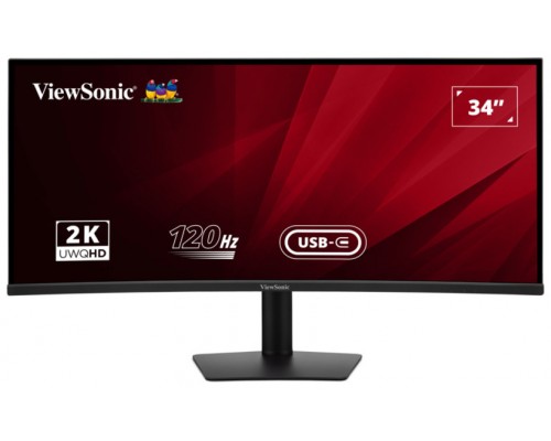 MONITOR VIEWSONIC 34" VA3420C QHD IPS CURVE 2xHDMI 120HZ DDP USB USB-C MULTI AJU
