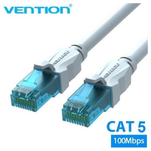 CABLE DE RED LATIGUILLO RJ45 CAT.5E UTP AWG26 20 M AZUL VENTION (Espera 4 dias)-SX5 CABLE DE RED LATIGUILLO RJ45 CAT.5E UTP AWG26 20 M AZUL VENTION (Espera 4 dias)