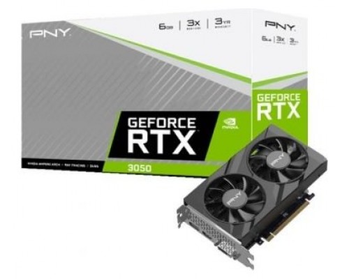 VGA GEFORCE RTX 3050 6GB VERTO PNY (Espera 4 dias)