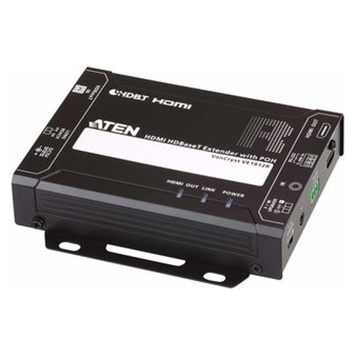ATEN RECEPTOR HDMI 4K SOBRE HDBASET CON POH (4K A 100 M) (HDBASET CLASS A) (VE1812R-AT-G) (Espera 4 dias)-SX65 ATEN RECEPTOR HDMI 4K SOBRE HDBASET CON POH (4K A 100 M) (HDBASET CLASS A) (VE1812R-AT-G) (Espera 4 dias)