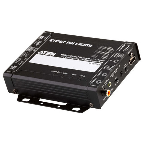 ATEN RECEPTOR HDMI TRUE 4K (4096 X 2160 UP TO 100M: LONG REACH MODE 1920 X 1080 UP TO 150M) SOBRE HDBASET CON DESEMBEBEDOR DE AUDIO, POH E IR / RS-232 PASS-THROUGH (VE2812PR-AT-G) (Espera 4 dias)-SX92 ATEN RECEPTOR HDMI TRUE 4K (4096 X 2160 UP TO 100M: LONG REACH MODE 1920 X 1080 UP TO 150M) SOBRE HDBASET CON DESEMBEBEDOR DE AUDIO, POH E IR / RS-232 PASS-THROUGH (VE2812PR-AT-G) (Espera 4 dias)