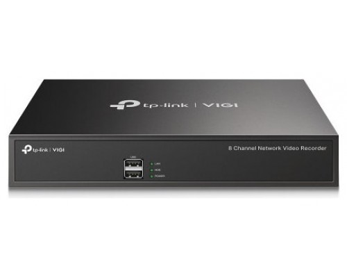 TP-Link VIGI NVR1008H Grabadore de vídeo en red (NVR) 1U Negro (Espera 4 dias)