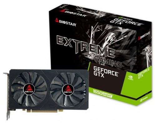VGA BIOSTAR GTX 1650 SUPER-4GB GDDR6 DISPLAYPORT DVI