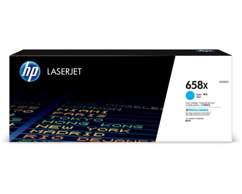 HP LaserJet Enterprise M751 Toner Cian Alta 658X